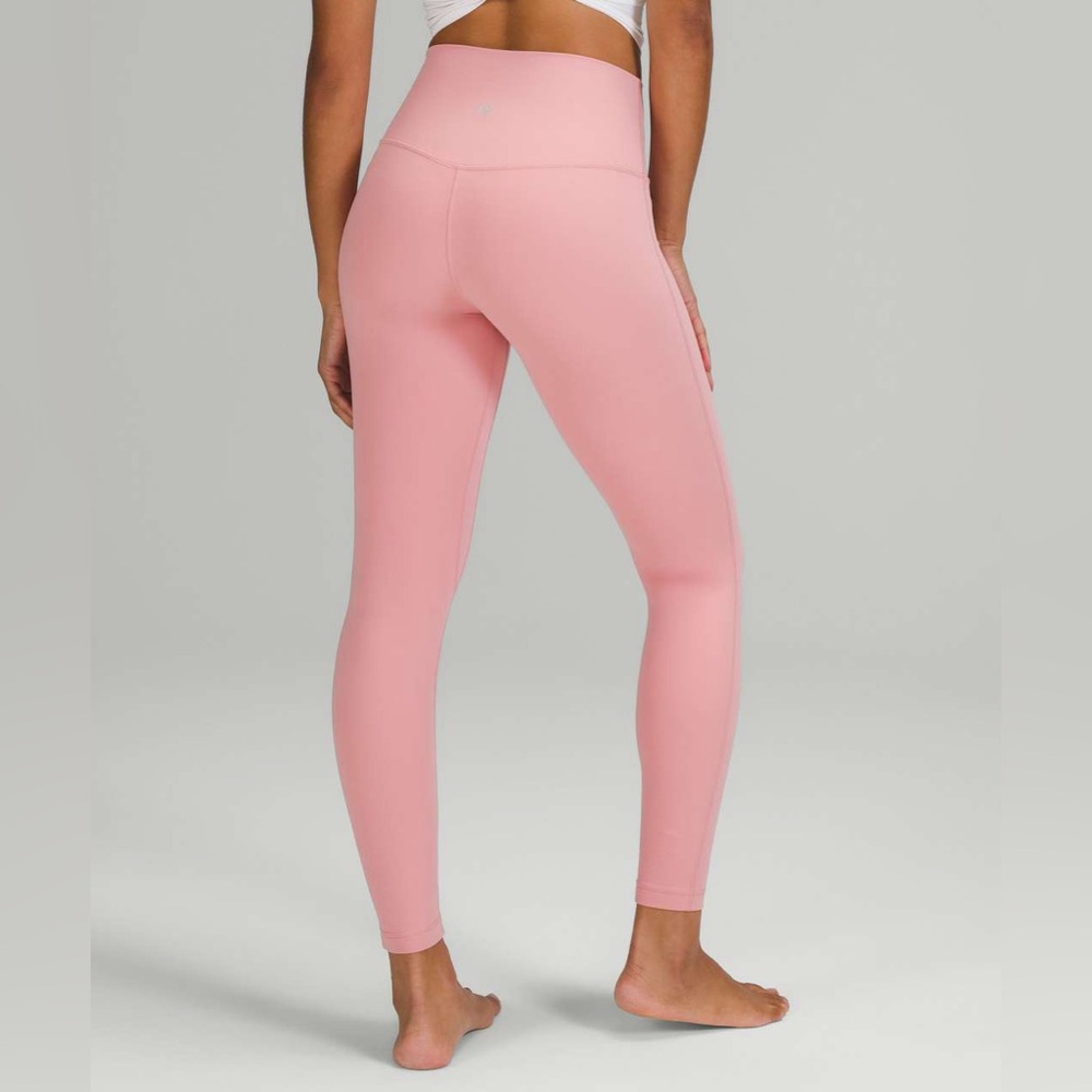 LULULEMON ALIGN™ HIGH-RISE PANT 28" PINK PUFF SIZE 2